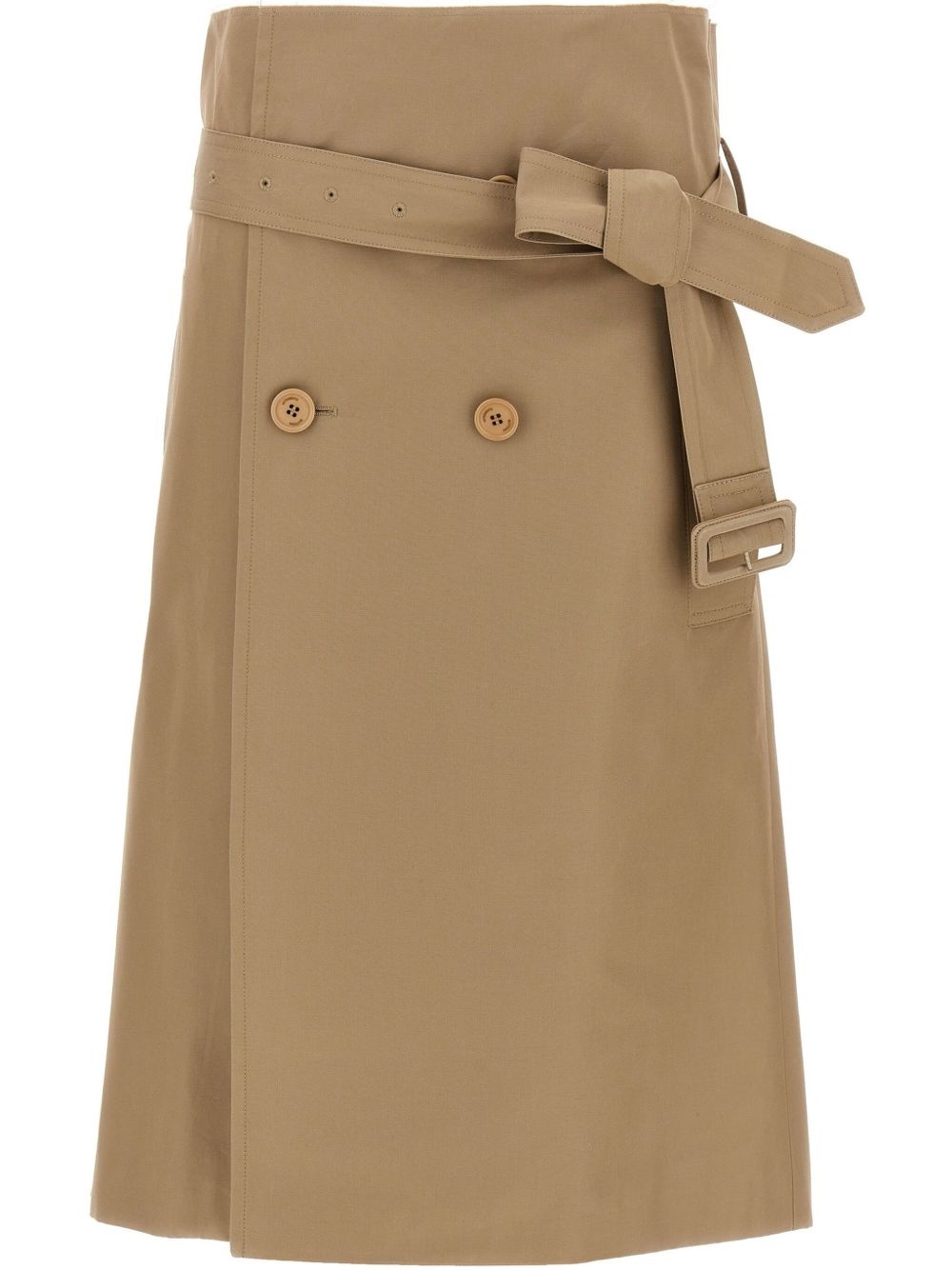 cotton midi skirt - 1