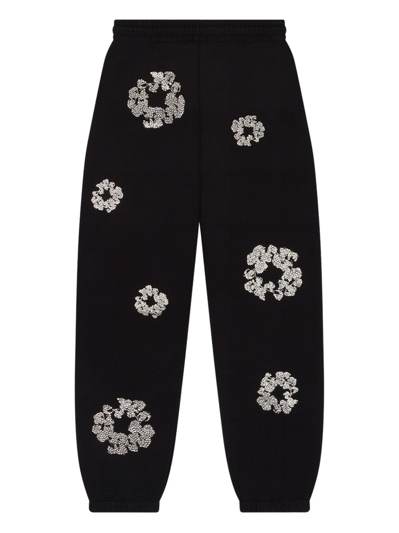 DENIM TEARS Swarovski Wreath "Black" track pants outlook
