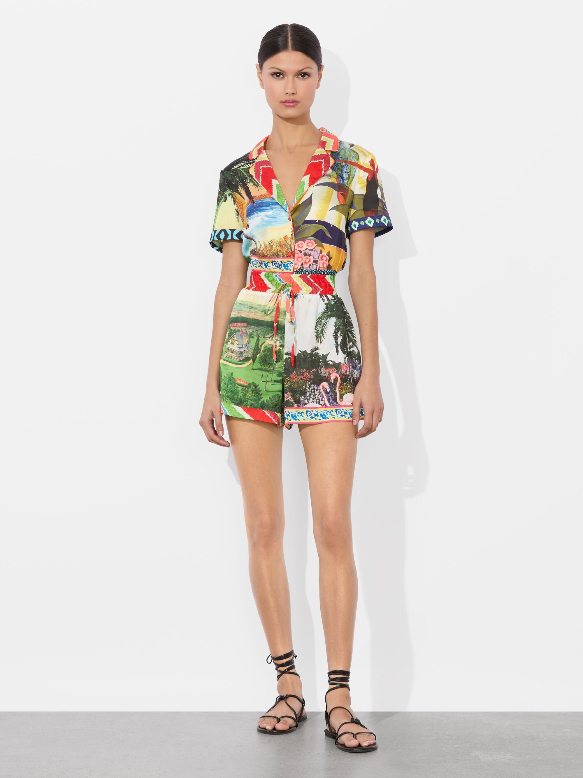 LEIGHTON PAJAMA ROMPER - 2