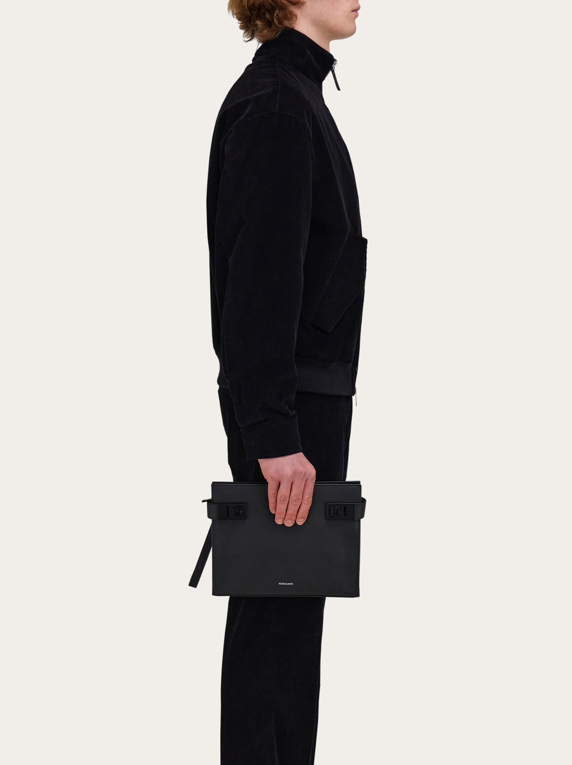 Pouch with Gancini buckles - 2