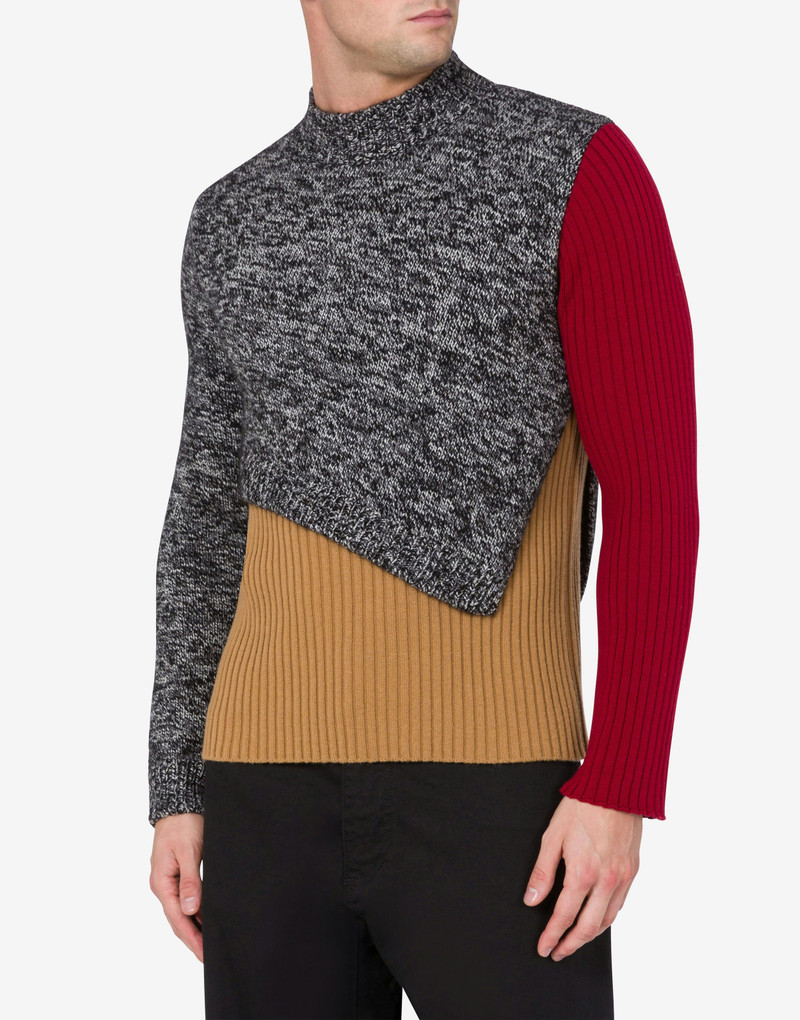 Moschino PATCHWORK JUMPER outlook