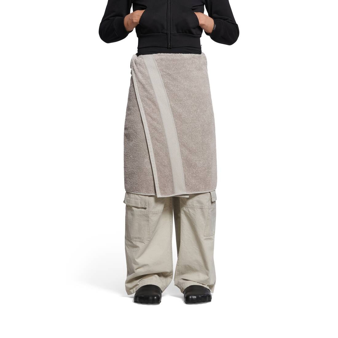 Balenciaga Towel Skirt in Beige - 5