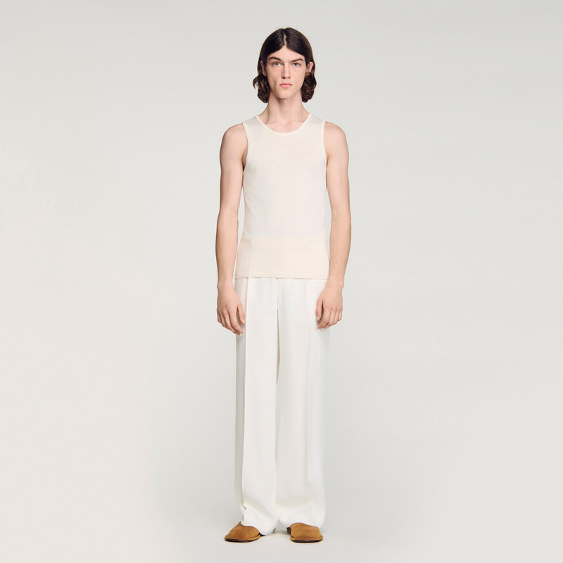KNIT CREW NECK VEST TOP 3