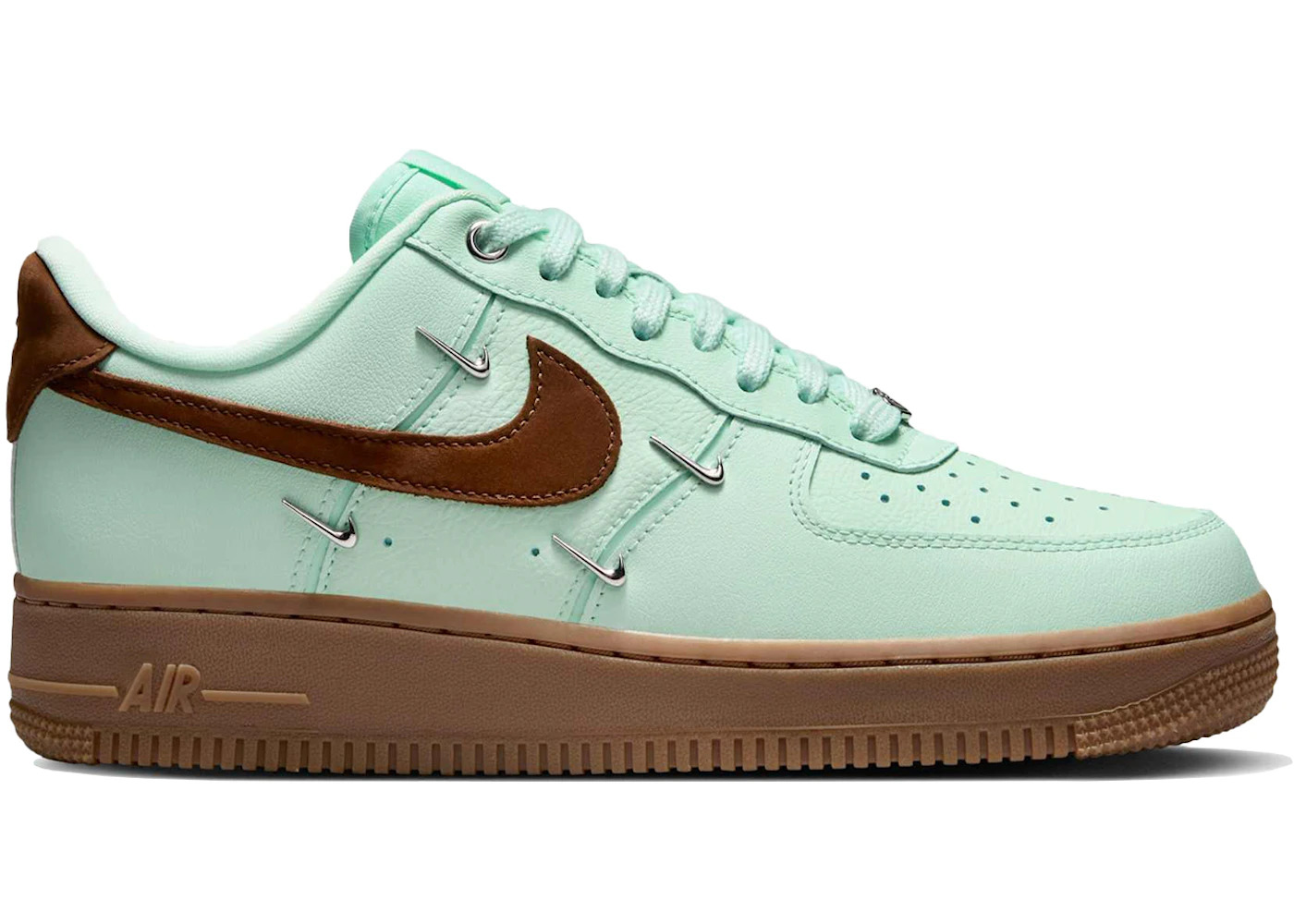 Nike Air Force 1 Low '07 LX Mint Foam Cacao Wow Mini Swoosh (Women's) - 1