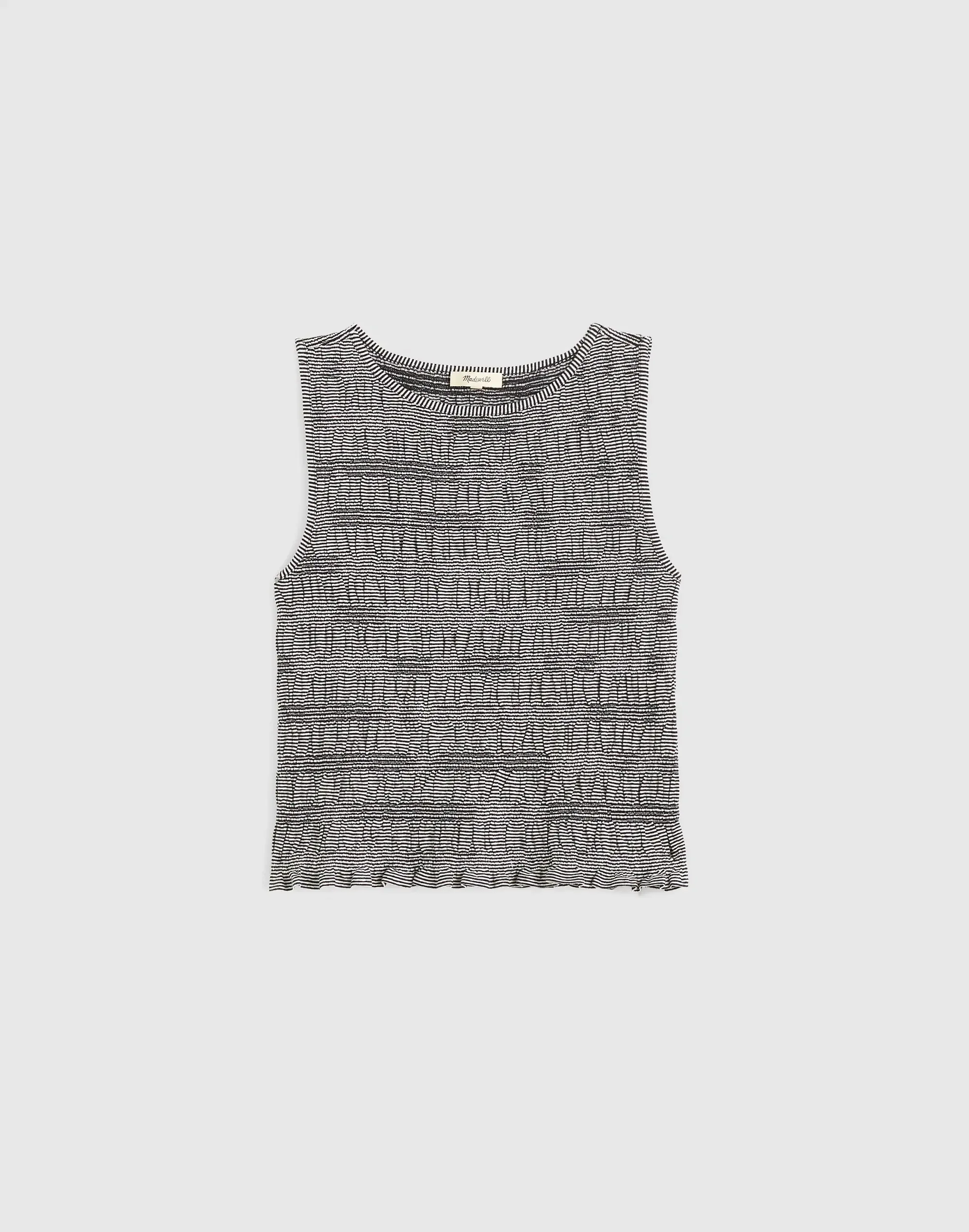 Smocked Boatneck Tank - 1