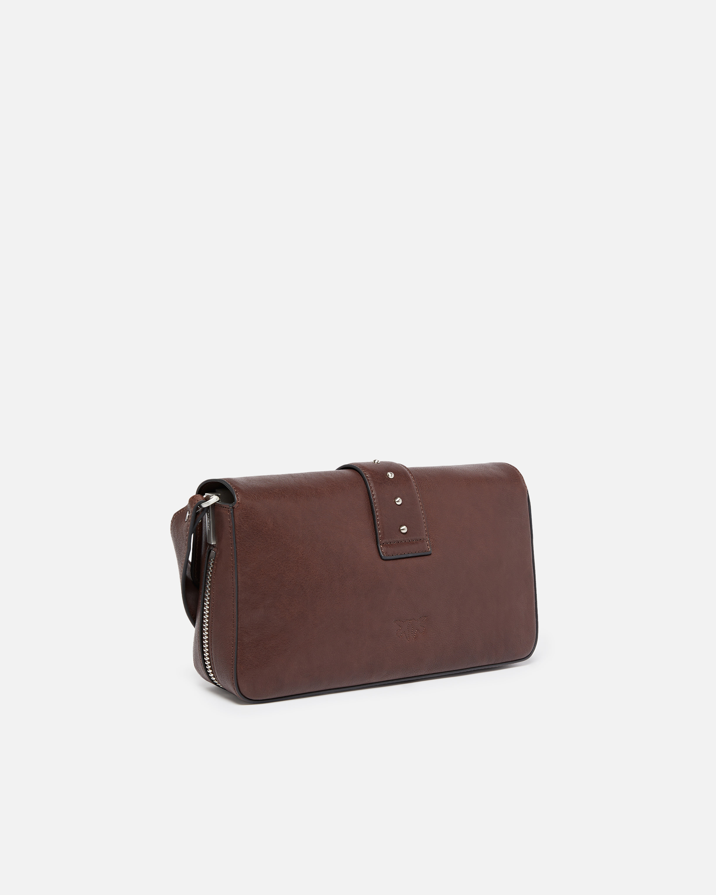 MEDIUM LEATHER CLASSIC LOVE BAG SLOUCHY SHOULDER BAG WITH ZIP - 2