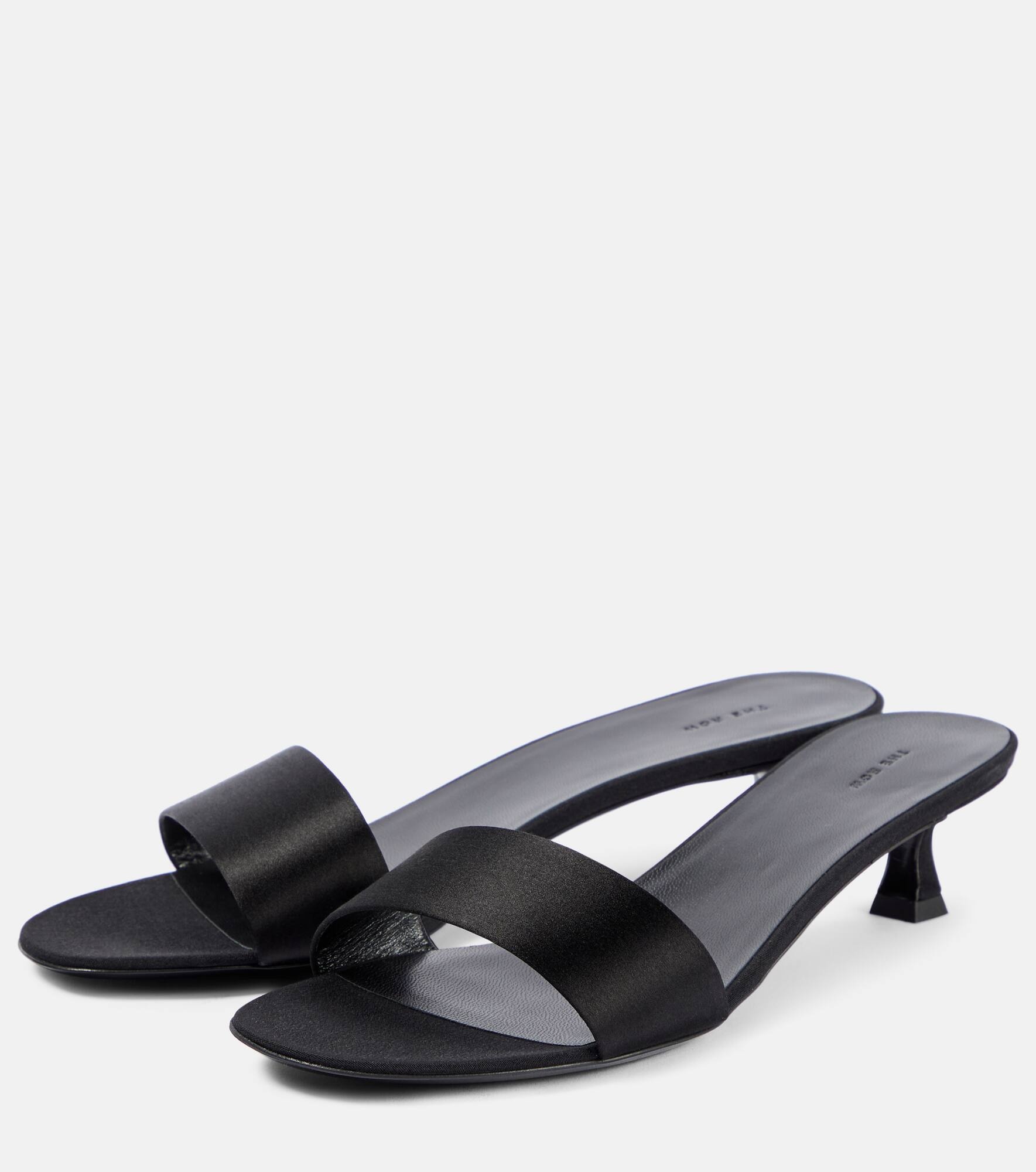 Combo satin mules - 5