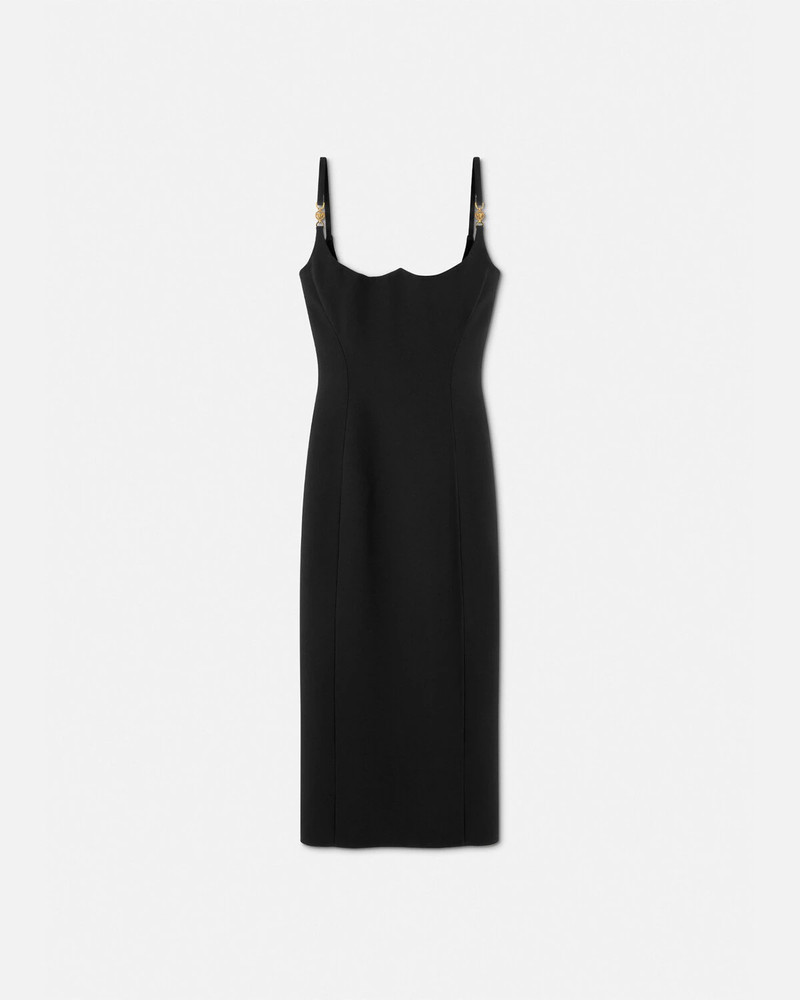 Medusa '95 Fluted Midi Dress 1