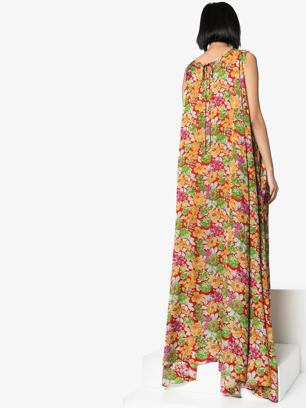 floral print maxi dress - 4