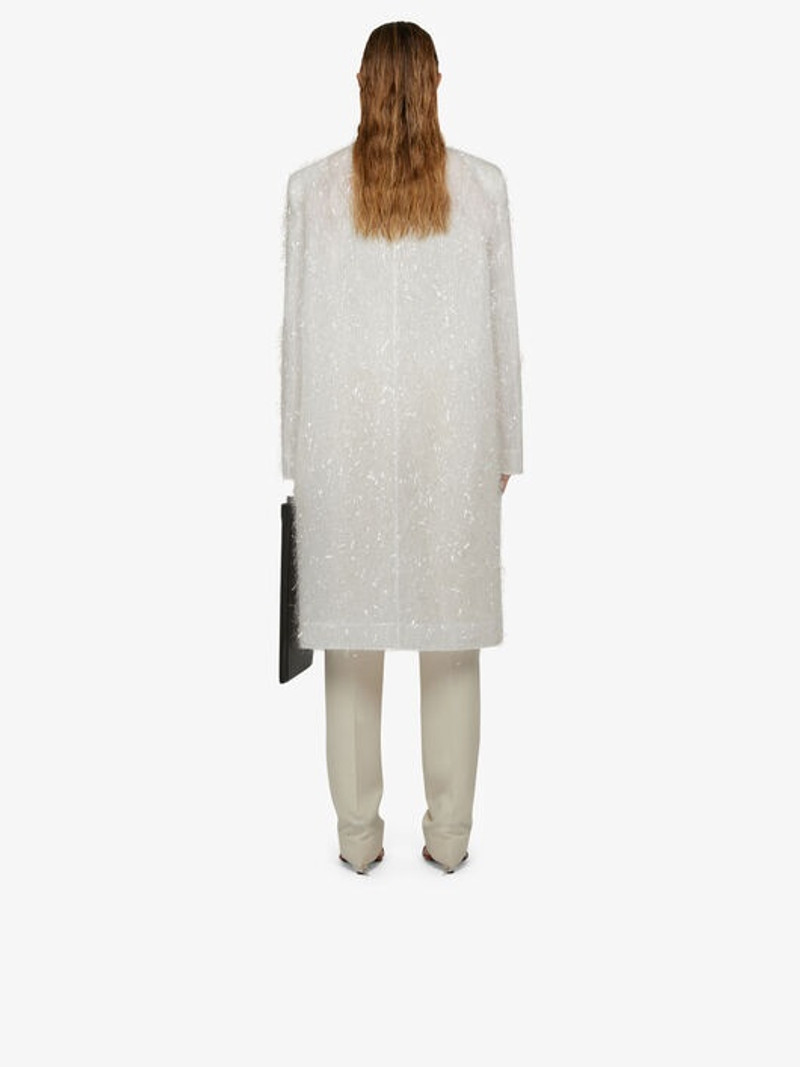 EVENING COAT IN FRINGED ORGANZA 3