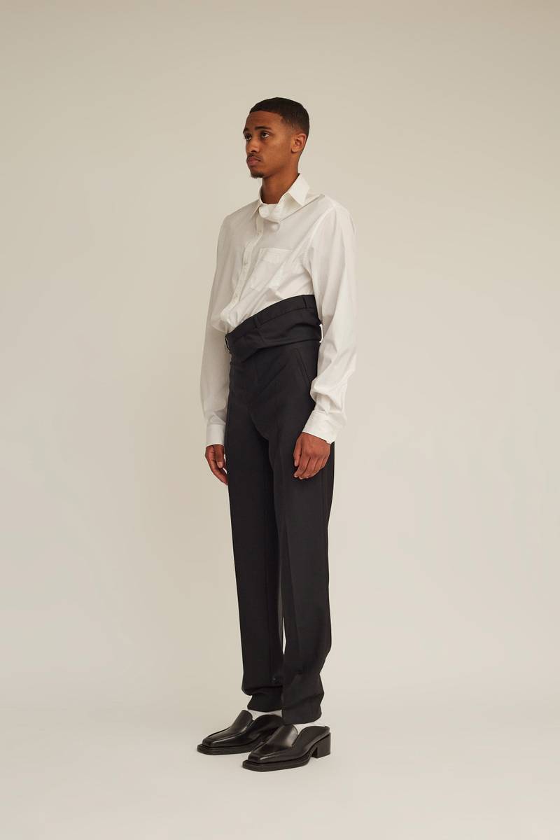 Classic Asymmetric Waist Trouser 5