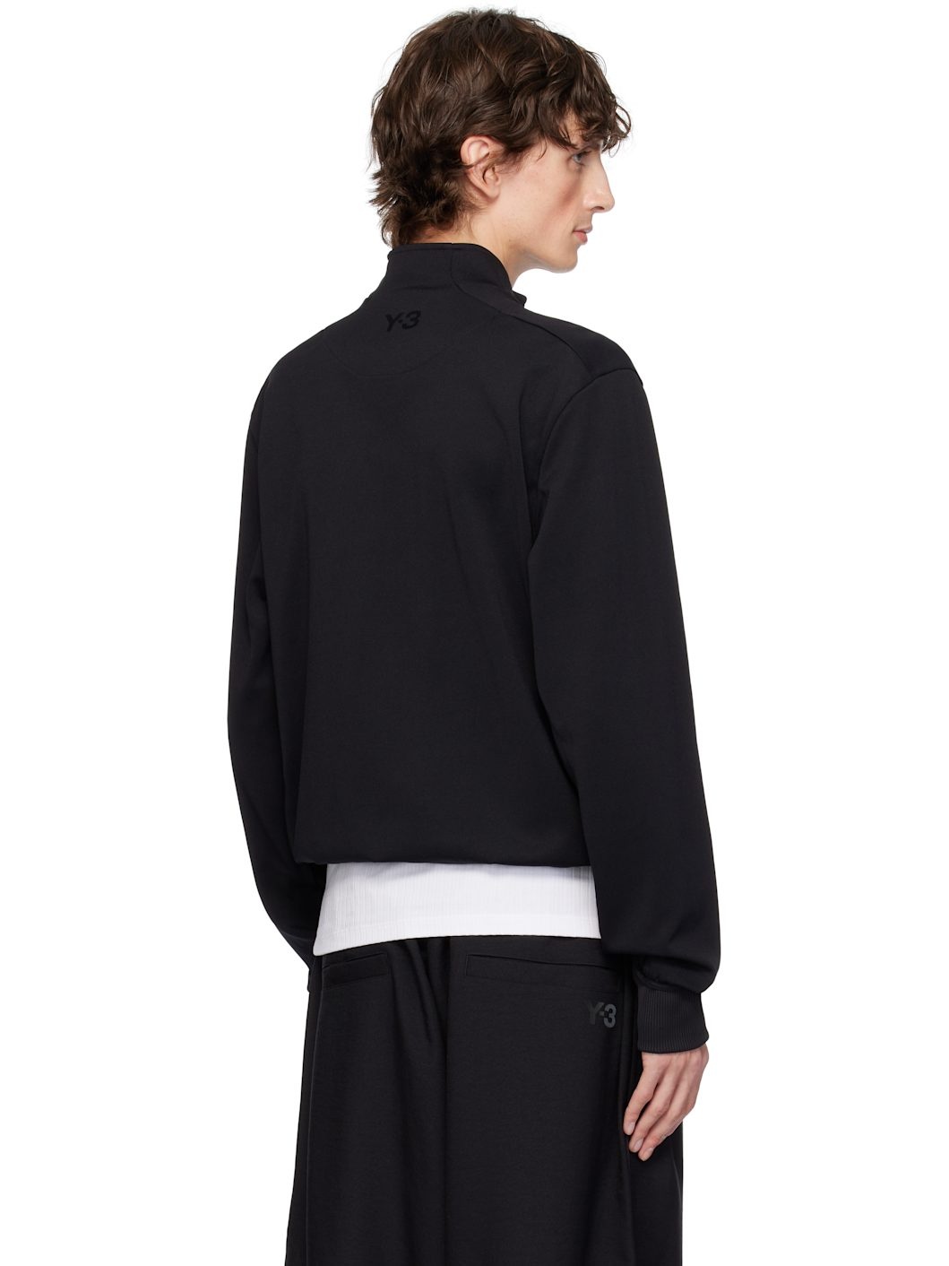 Black Lightweight Track Jacket - 3