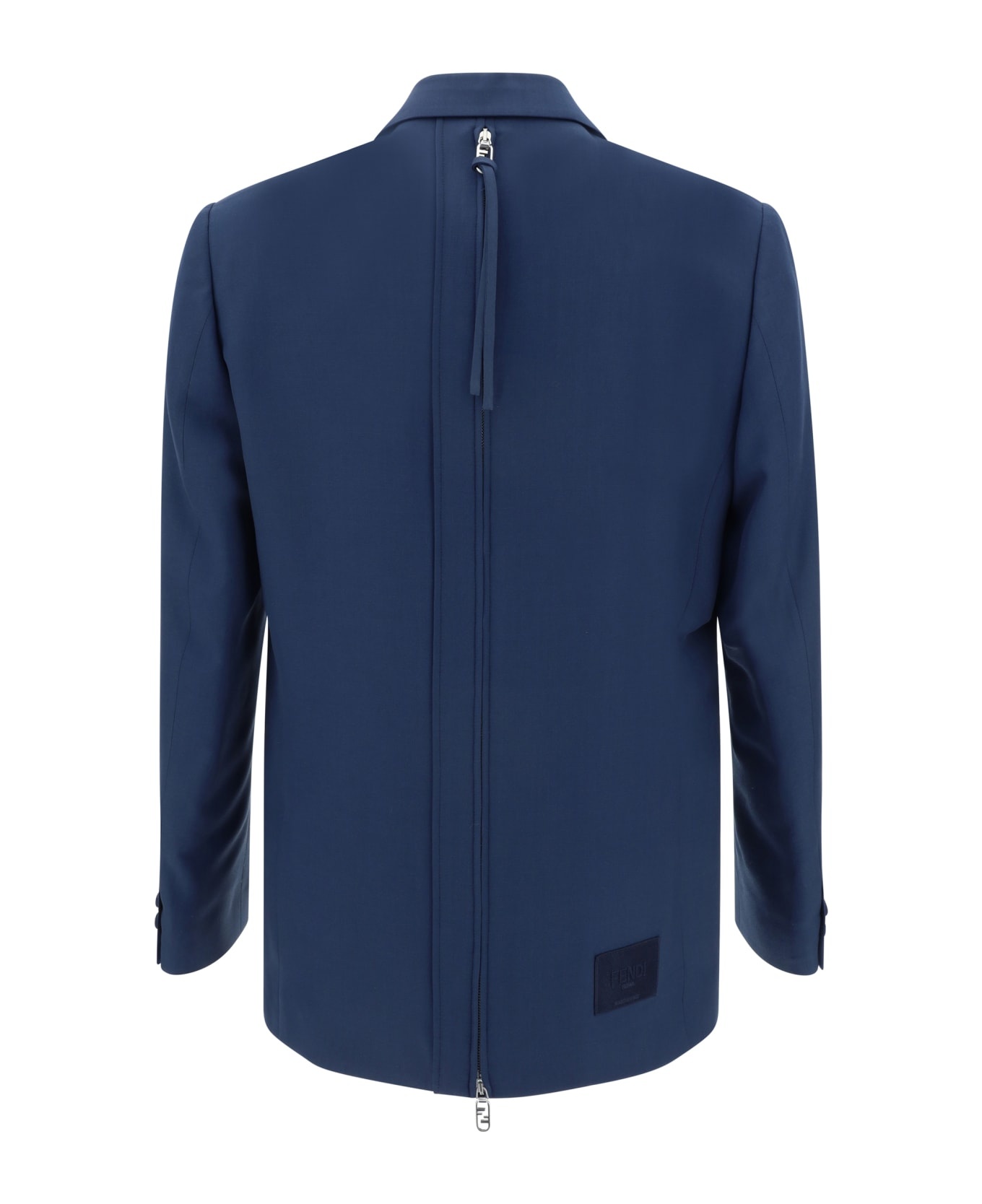 FENDI Wool Blend Blazer | italist | REVERSIBLE