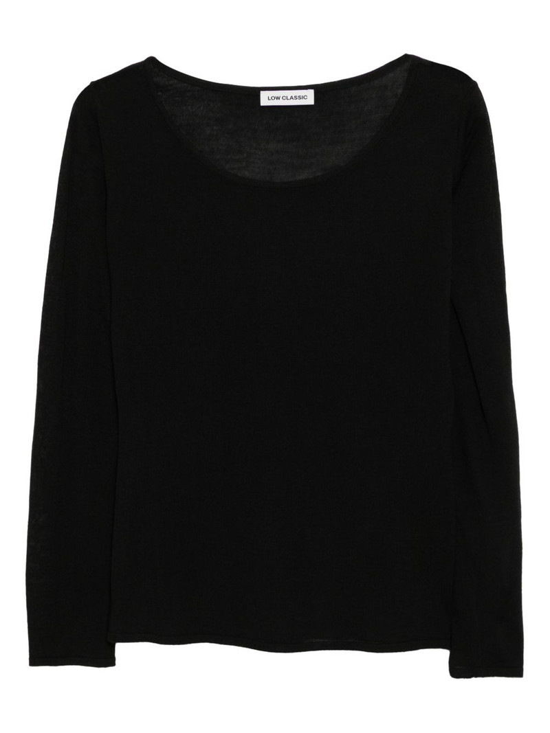 round neck knitted top 1