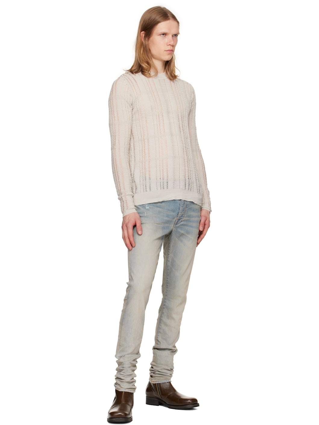 Blue Stack Jeans - 4
