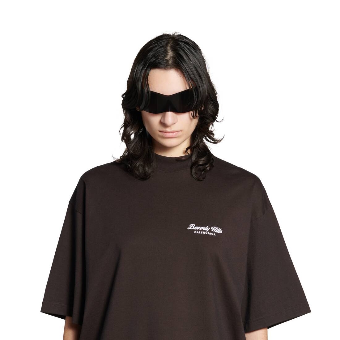 【BALENCIAGA】 ブラック Beverly Hills Tシャツ BALENCIAGA Black 'Beverly Hills' T-Shirt | ssense | REVERSIBLE