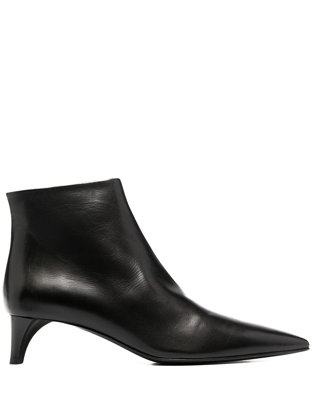 pointed-toe mid-heel boots - 1