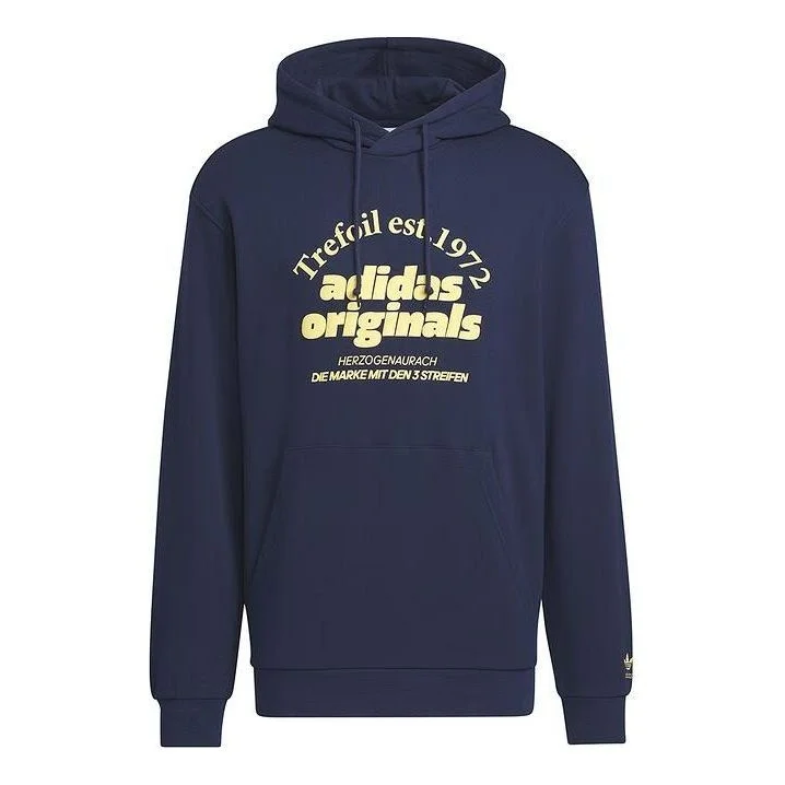 adidas Originals Graphic Hoodies Asia Sizing 'Navy' JE3487 - 1