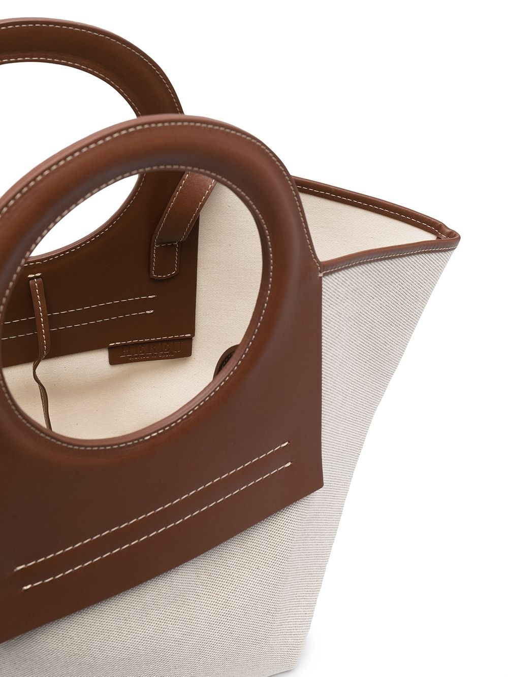 open-top canvas tote - 5