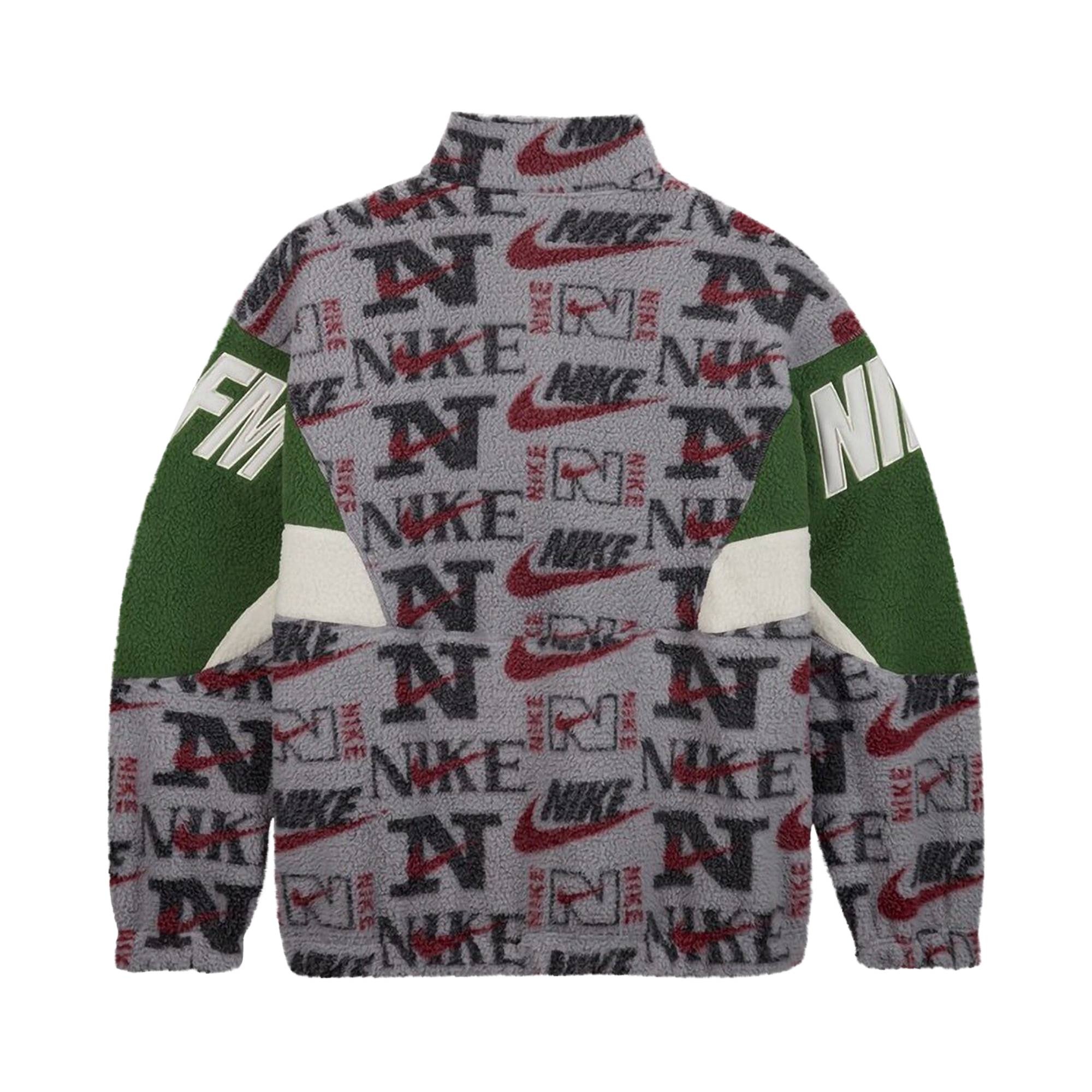 Nike x CPFM 1/4 Zip Top Jacket 'Grey/Purple/Green' - 2