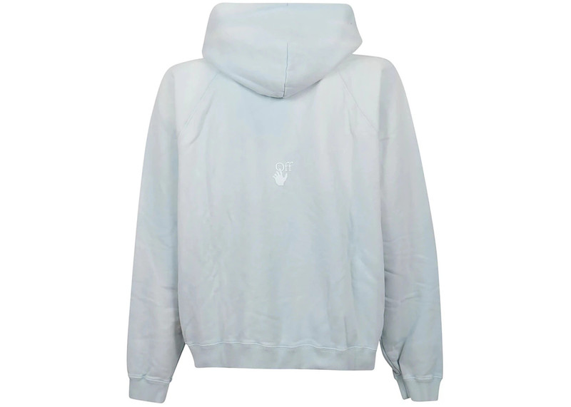 Off-White OFF-WHITE Laundry Raglan Skate Hoodie Baby Blue outlook