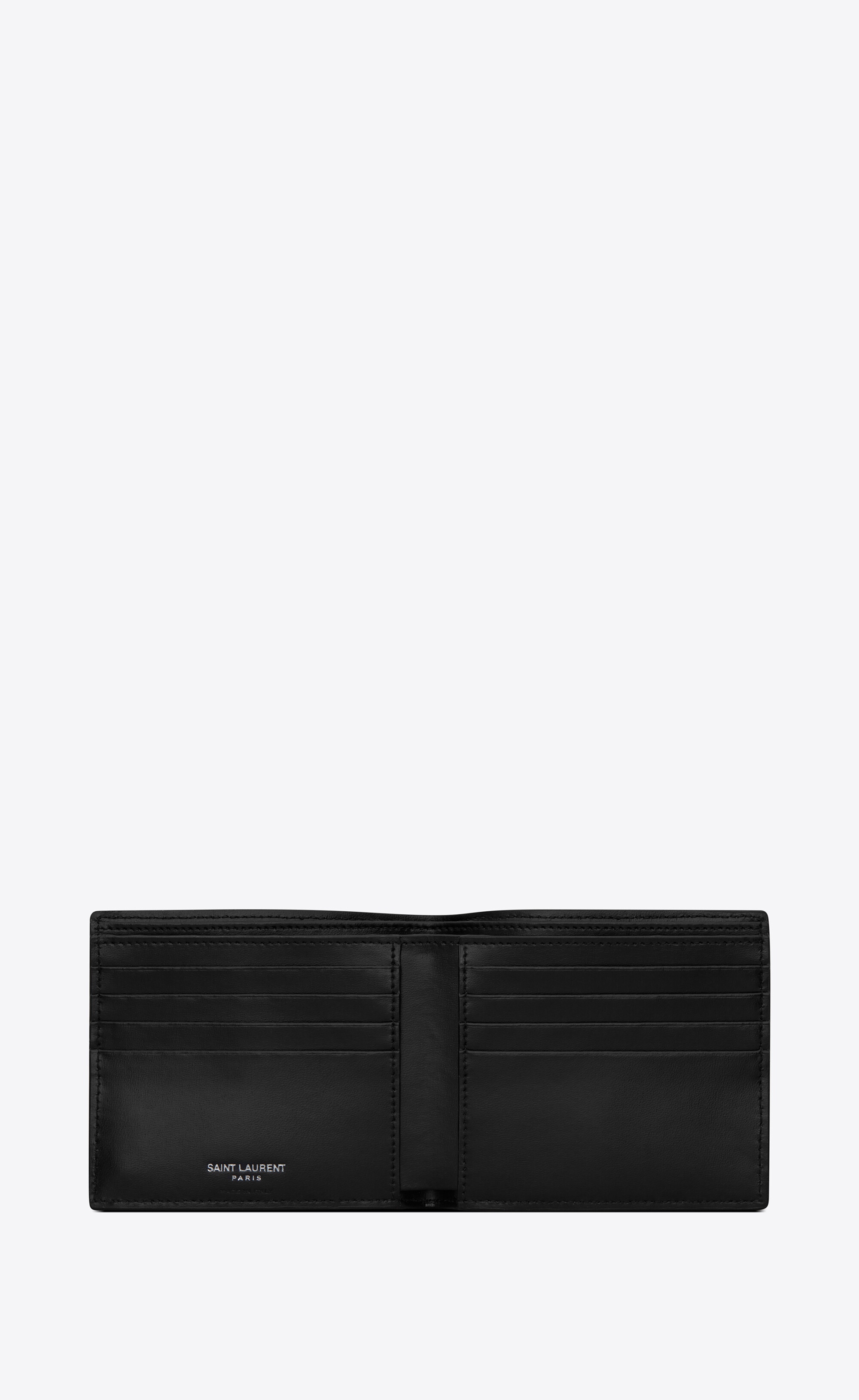 tiny monogram east/west wallet in matte leather - 4