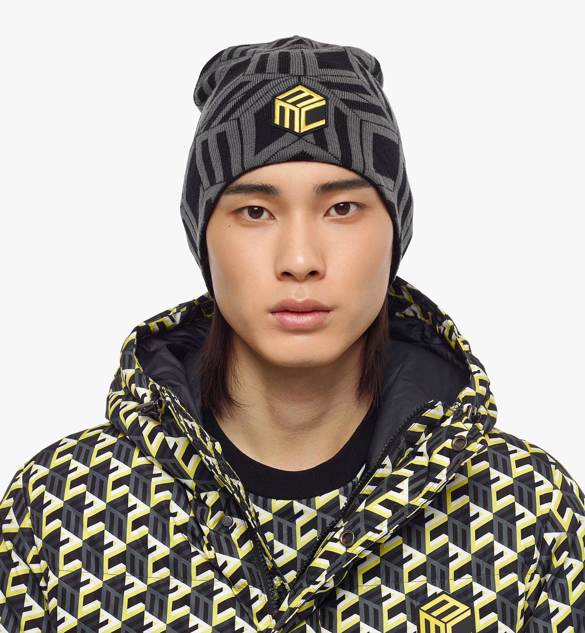 Après-Ski Cubic Monogram Jacquard Wool Beanie - 4