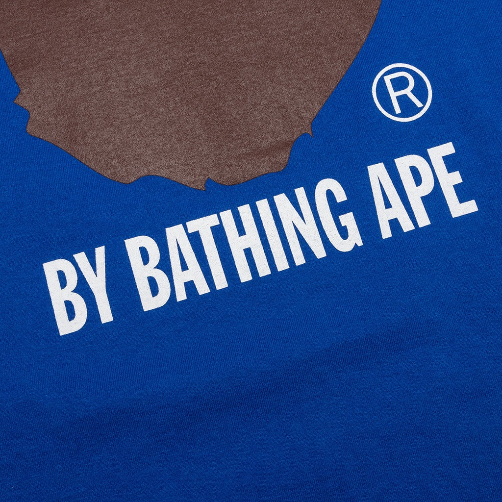 BY BATHING APE L/S TEE - BLUE - 4