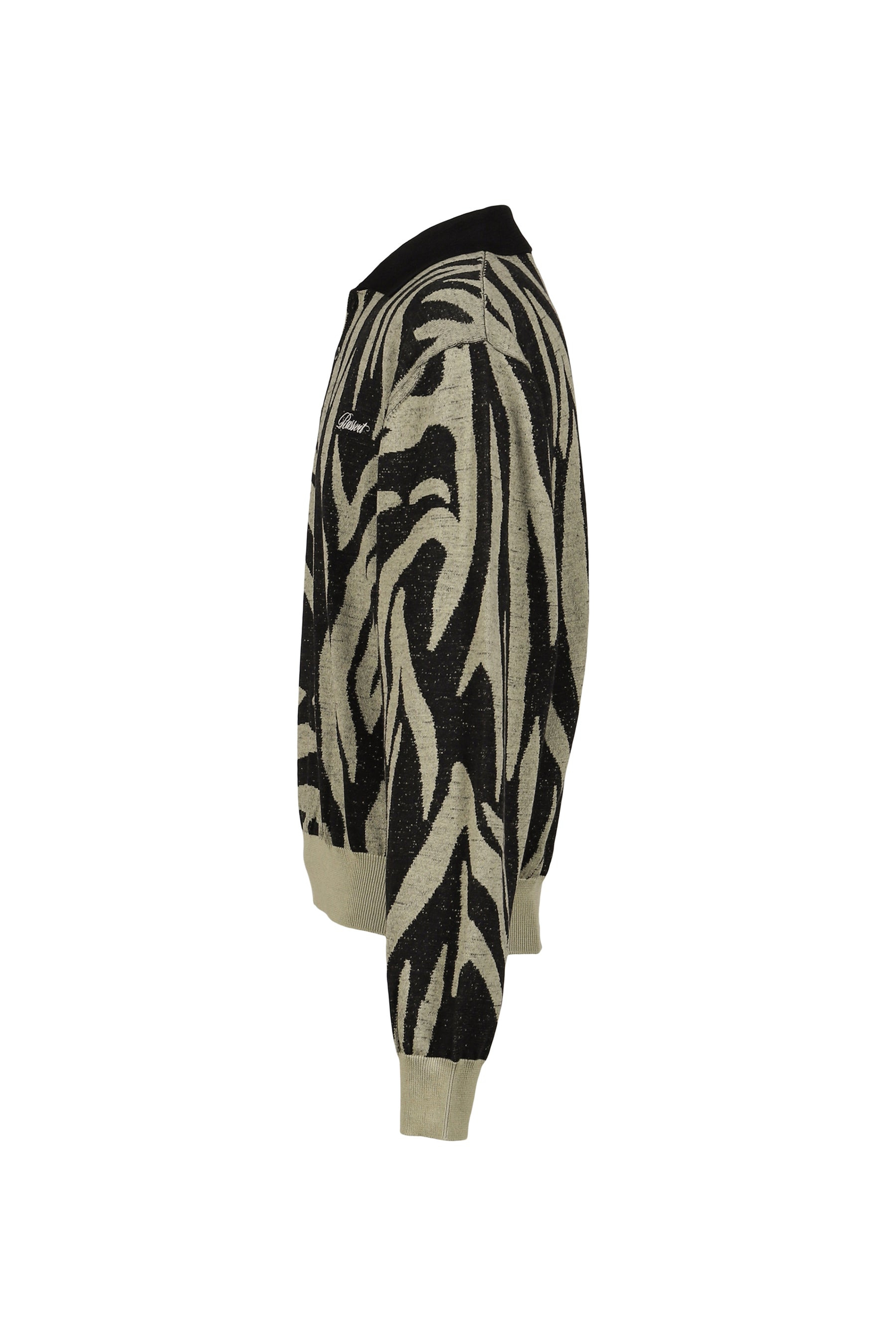 SAFARI LS KNIT POLO / GRY GRN - 3