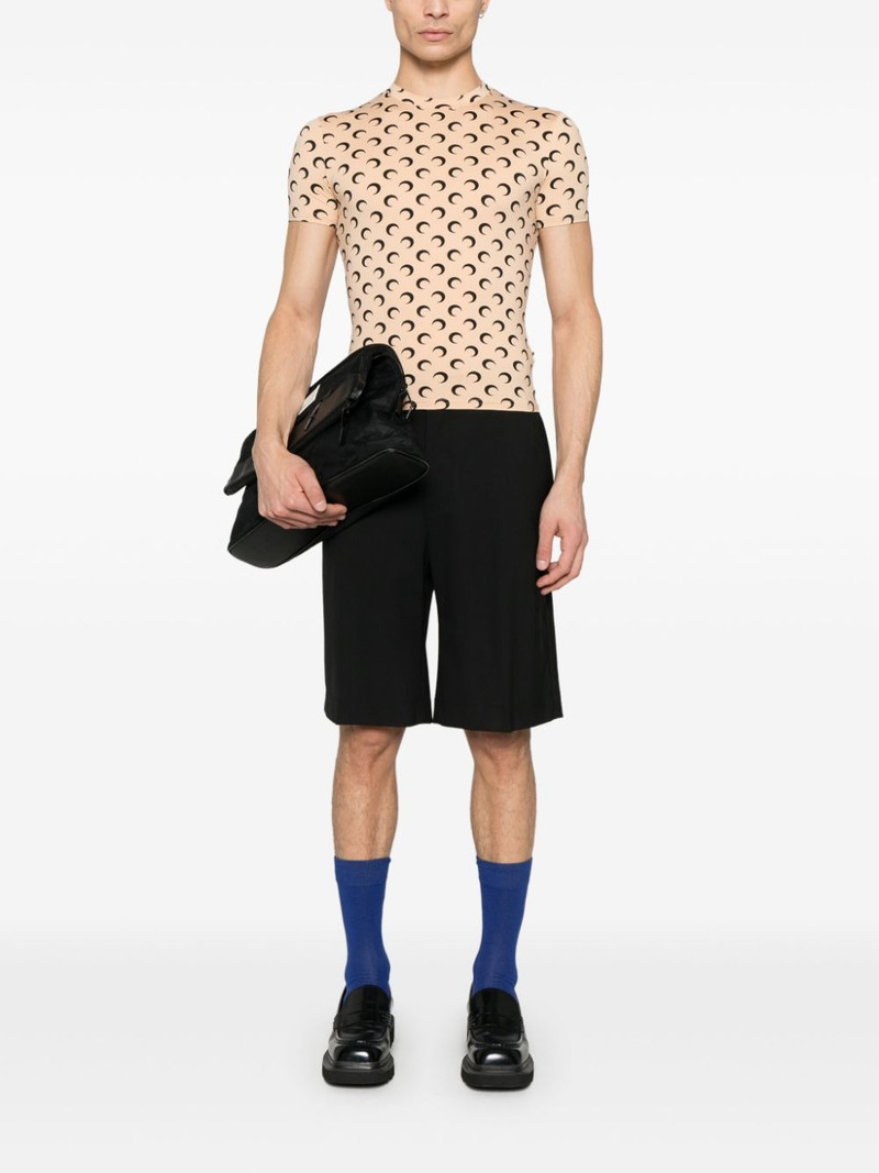 Marine Serre Recycled Moon jersey top outlook