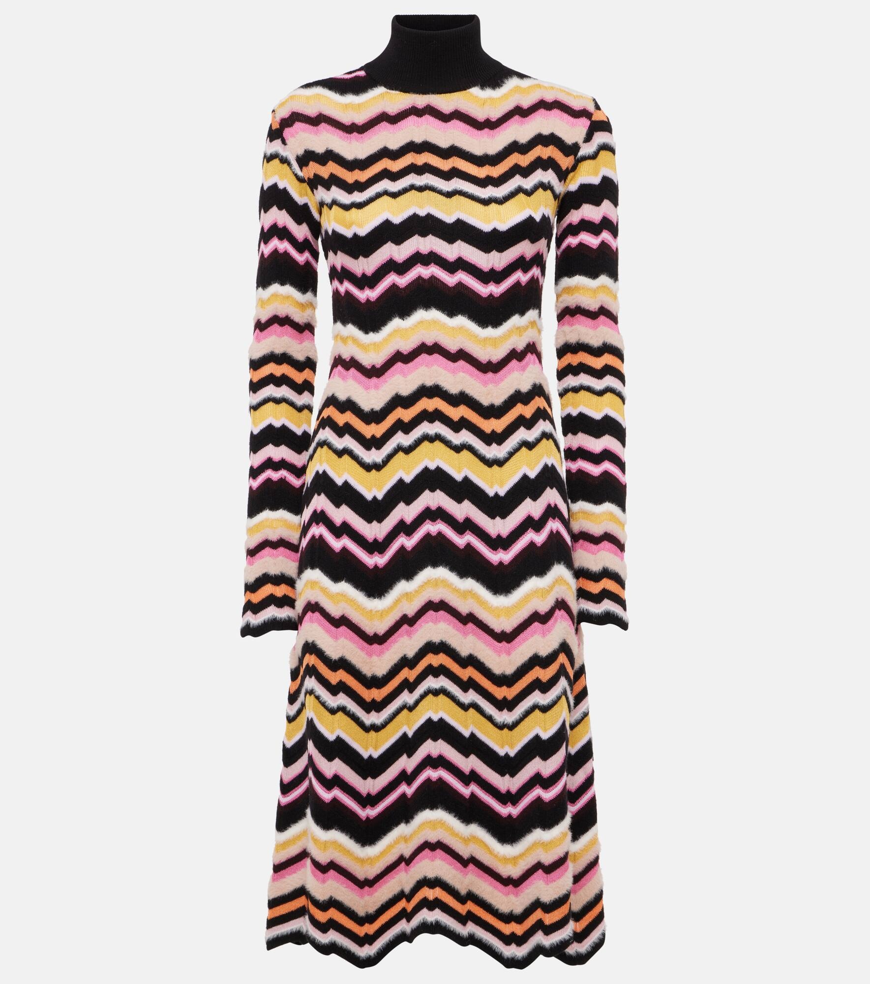 Zig Zag sweater dress - 1