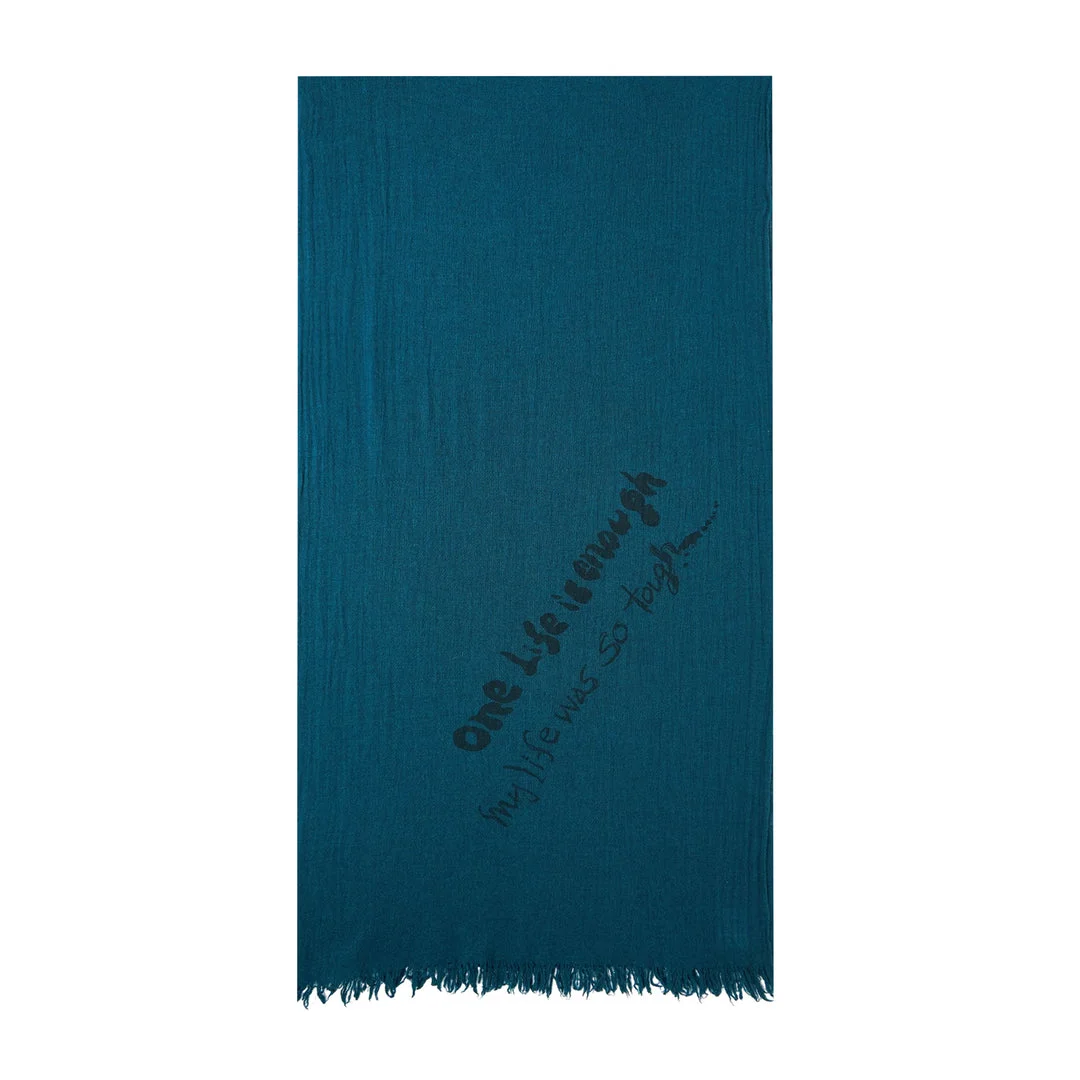 Oversized Fringe Scarf - 1