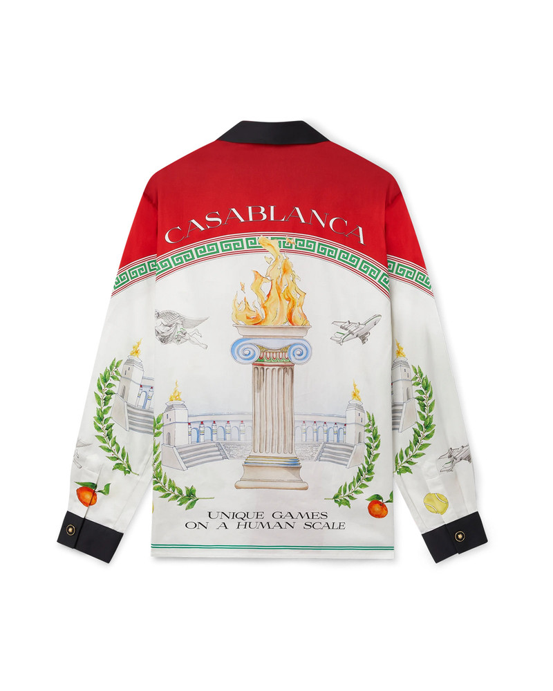 CASABLANCA Unique Games Cotton Shirt | Casablanca Paris outlook