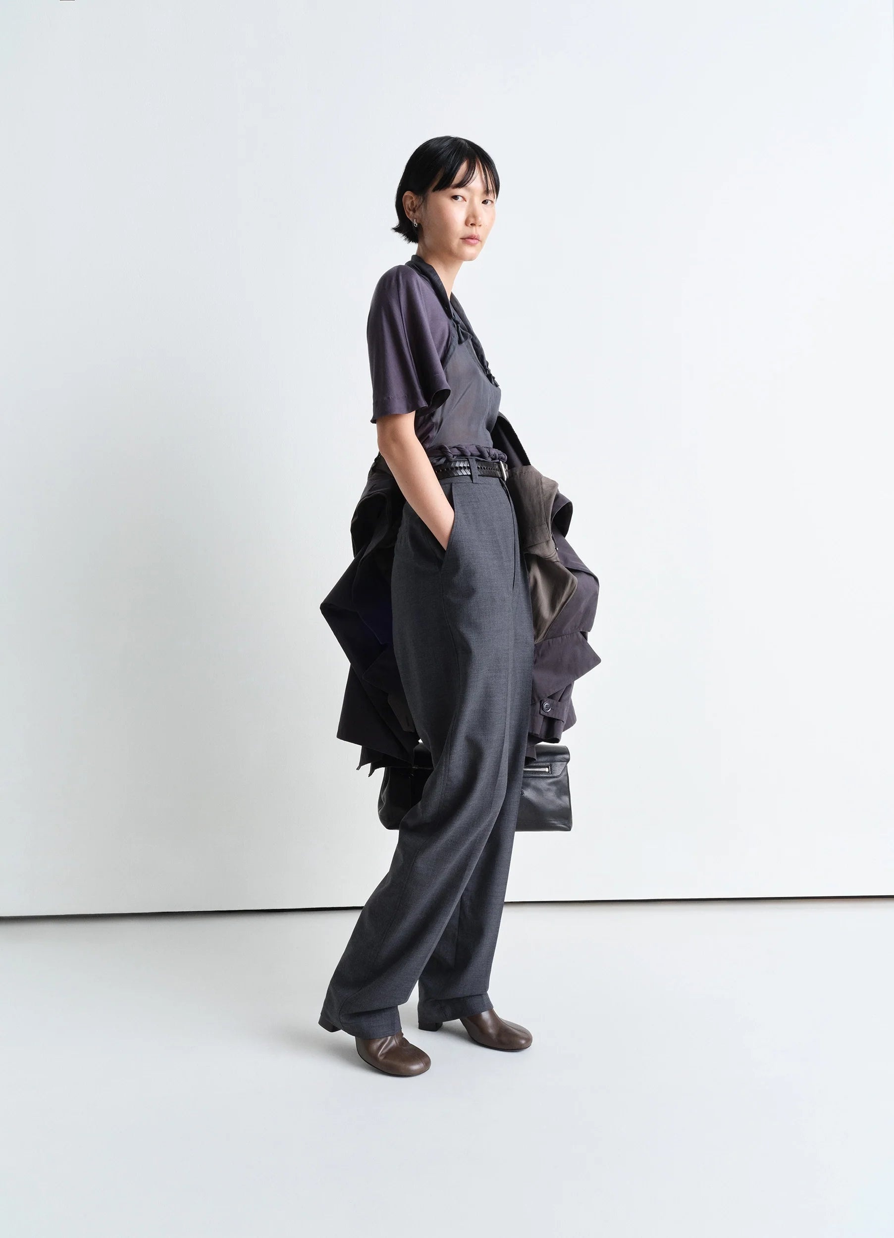 DROPPED CROTCH SOFT PANTS - 6