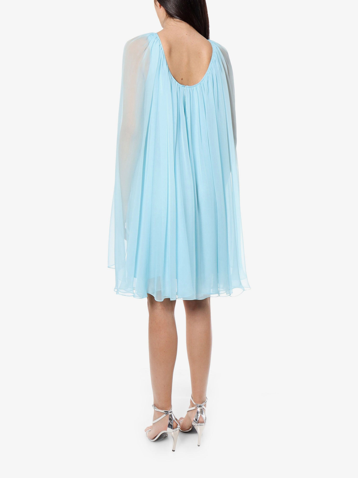 Silk Chiffon Dress - 4
