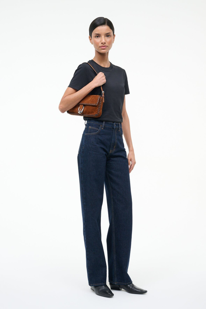 STAUD STAUD HARLOW BAG TABAC SUEDE ESPRESSO outlook