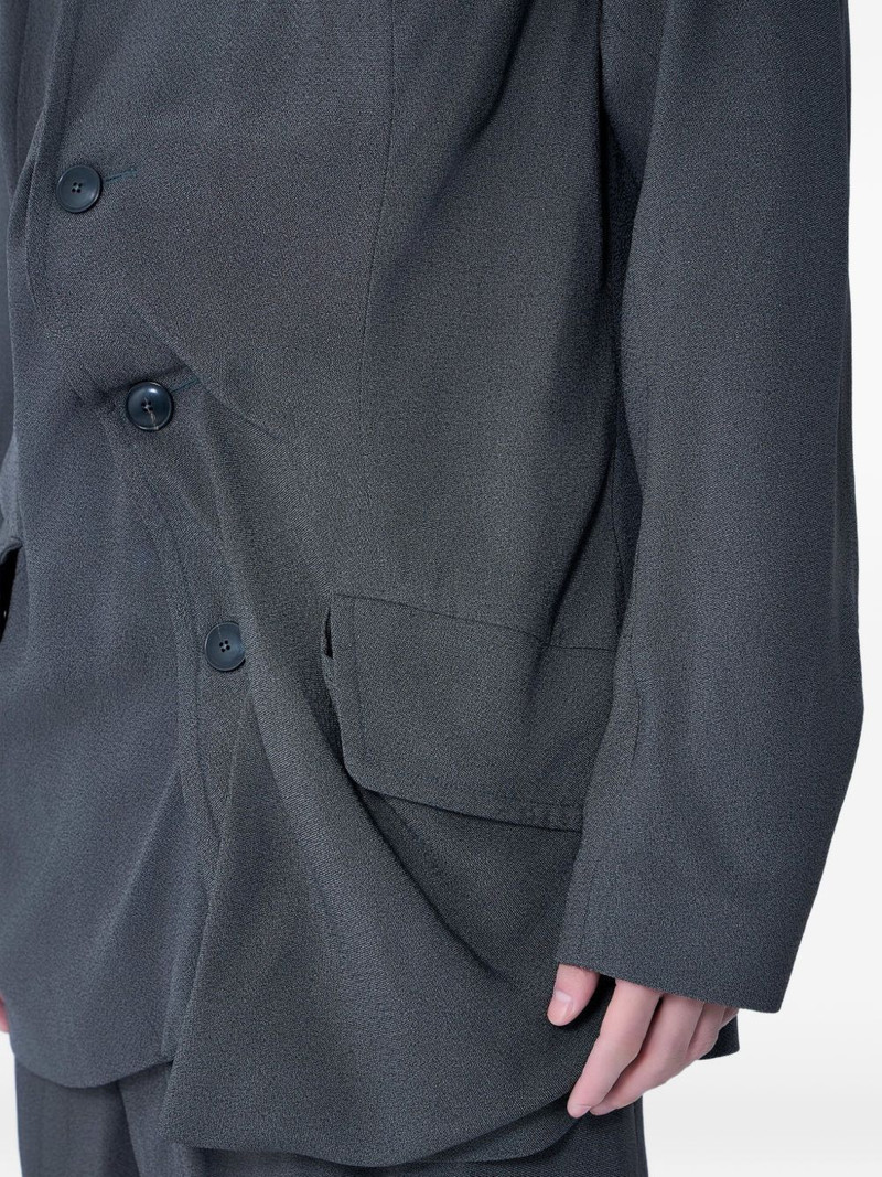 asymmetrical notched blazer 4