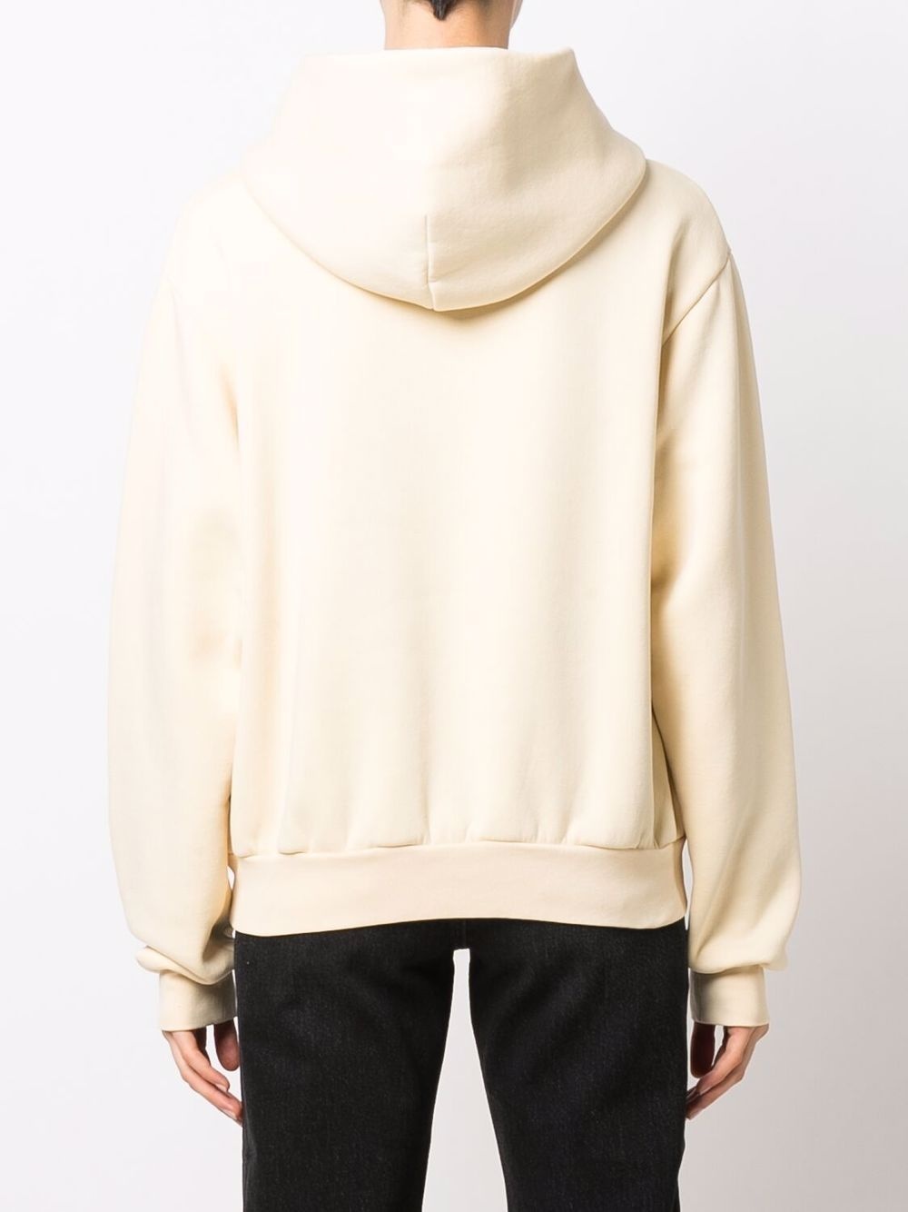 ribbed-detail hoodie - 4