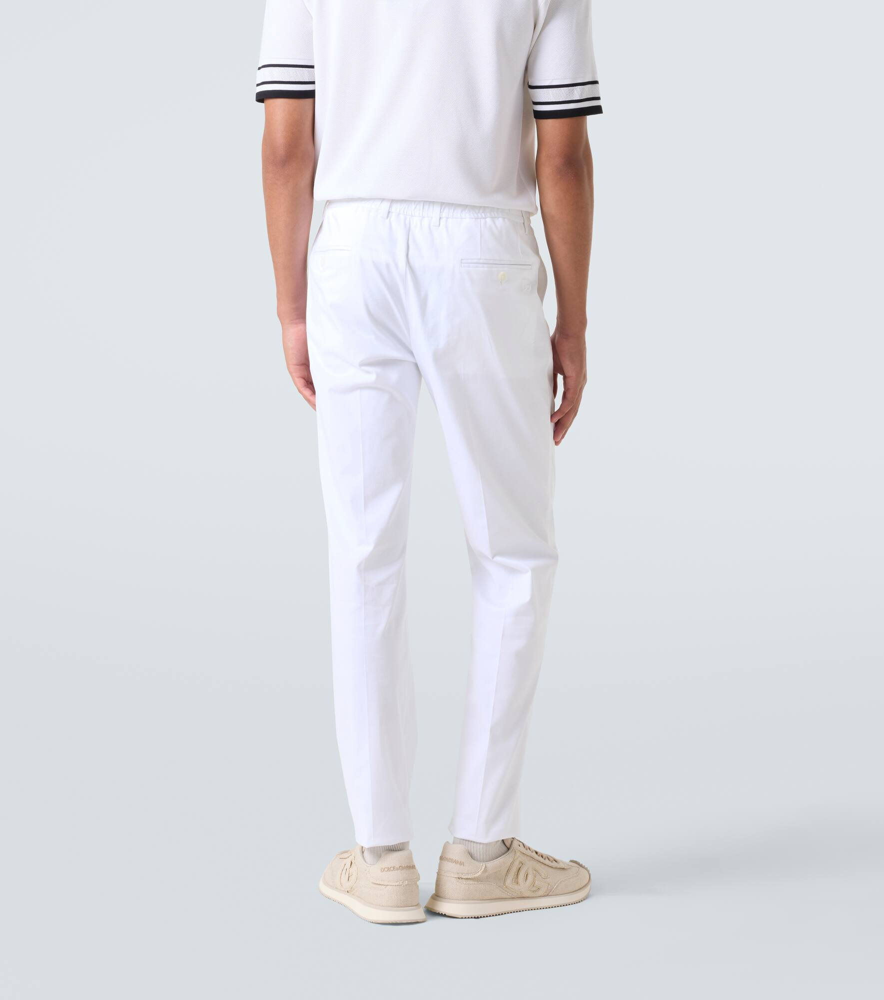 Cotton straight pants - 4