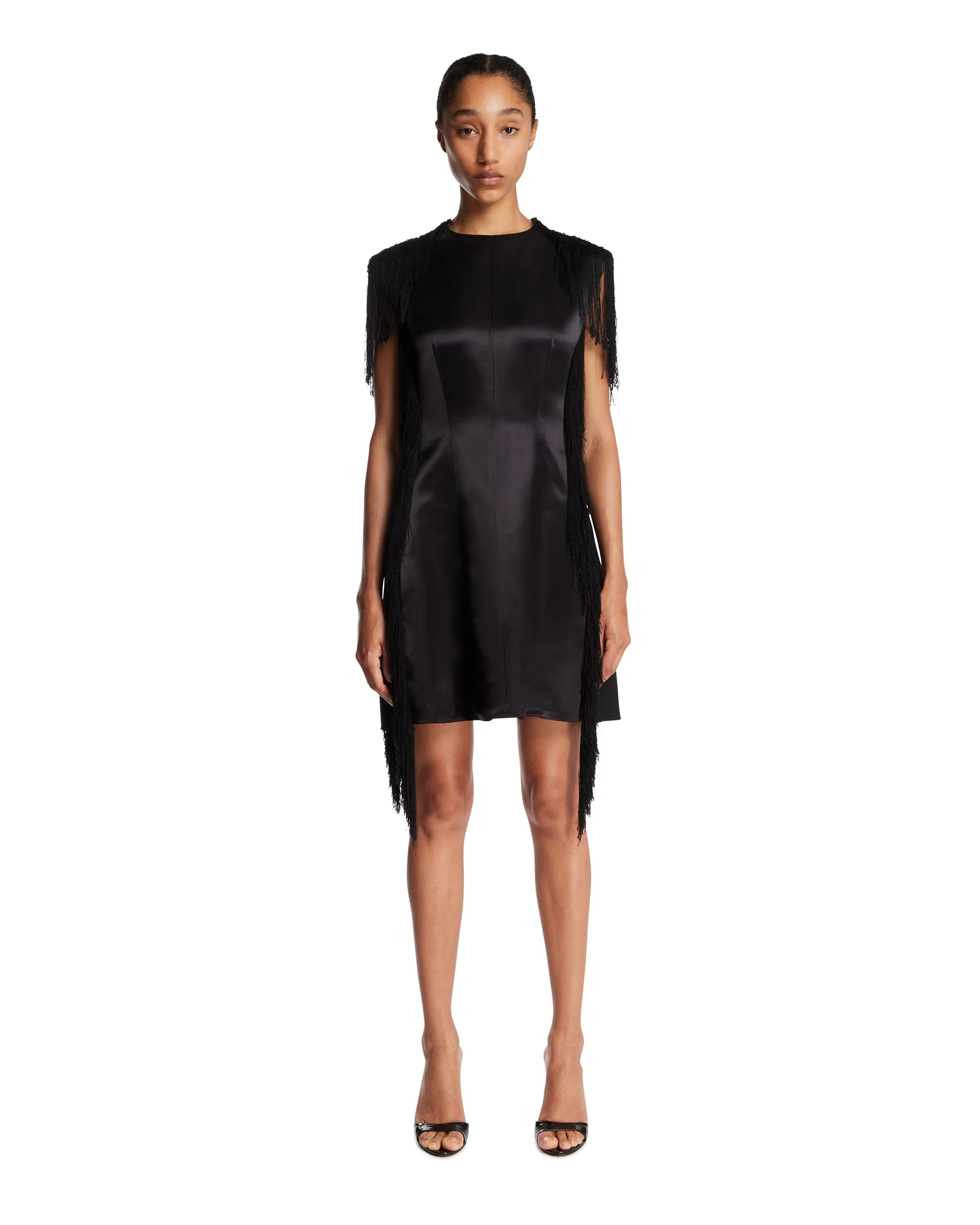 Black Fringe Dress - 1