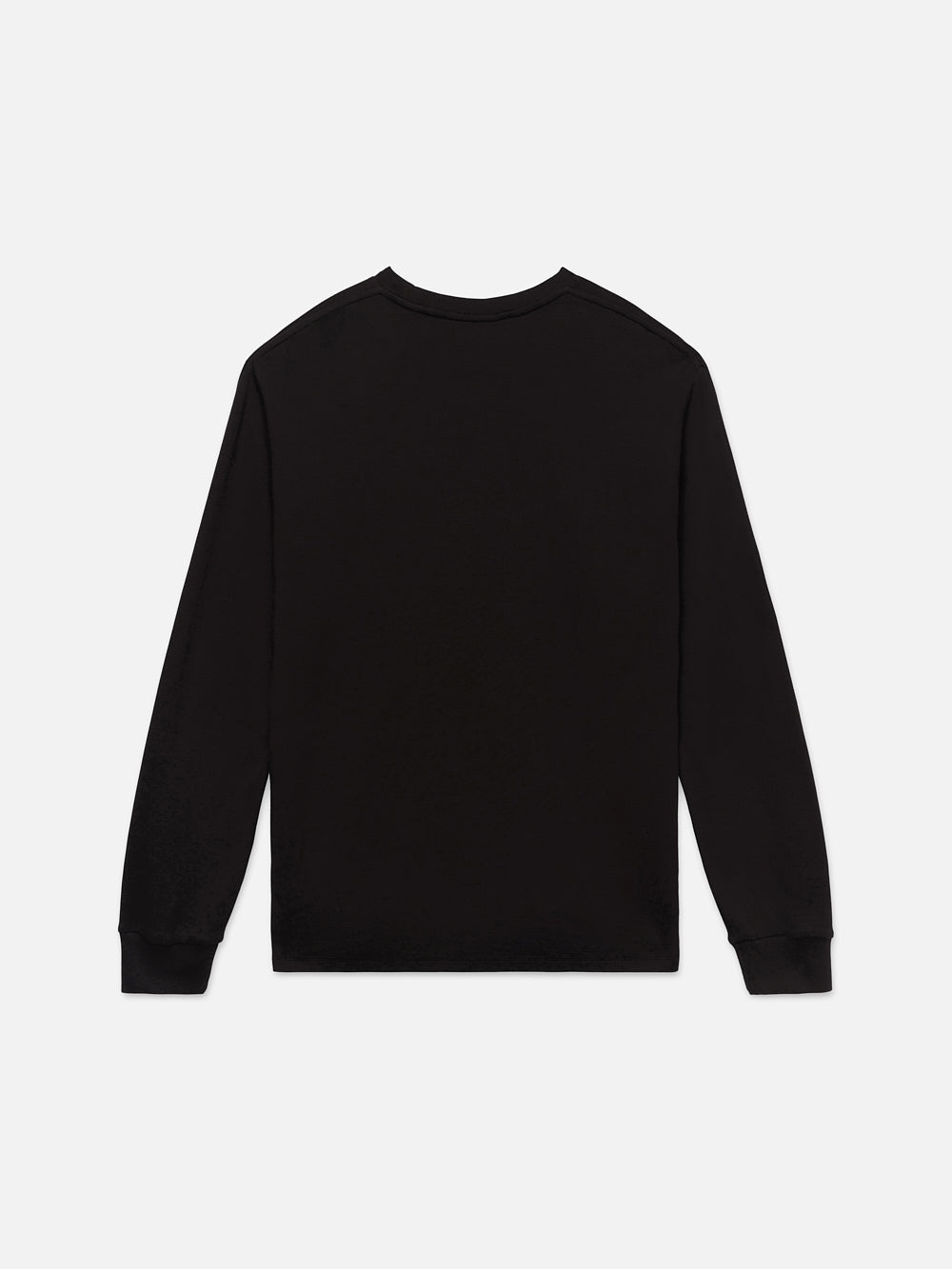 Duo Fold Long Sleeve Crew in Noir - 2