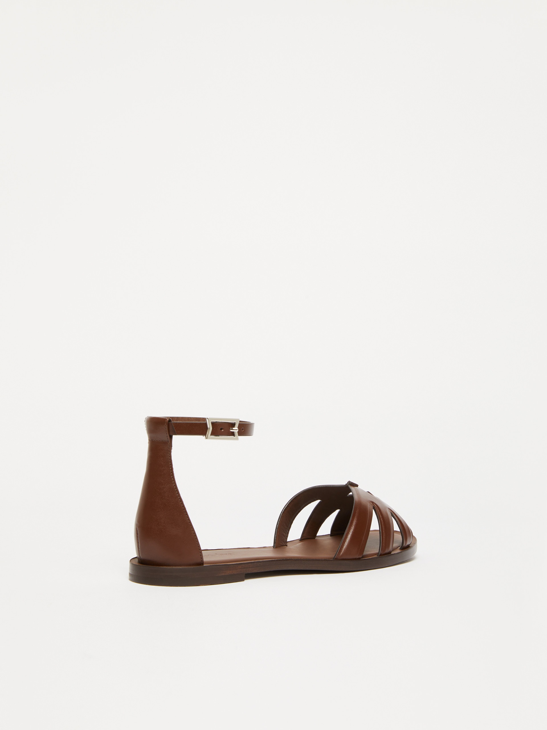 DOUBLEFLAT Flat leather sandals - 3