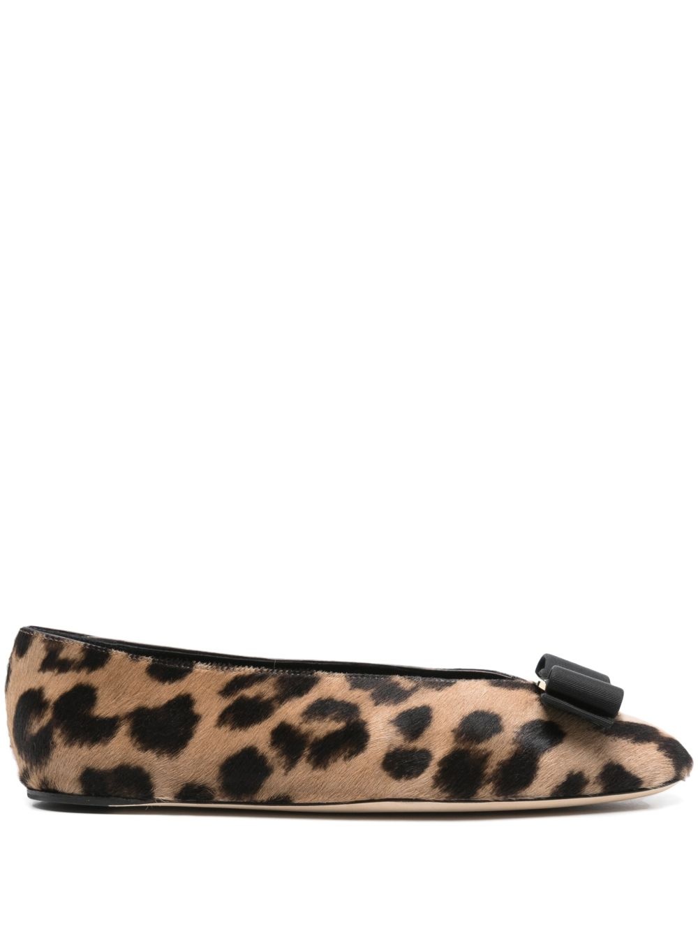 leopard-print ballet flats - 1