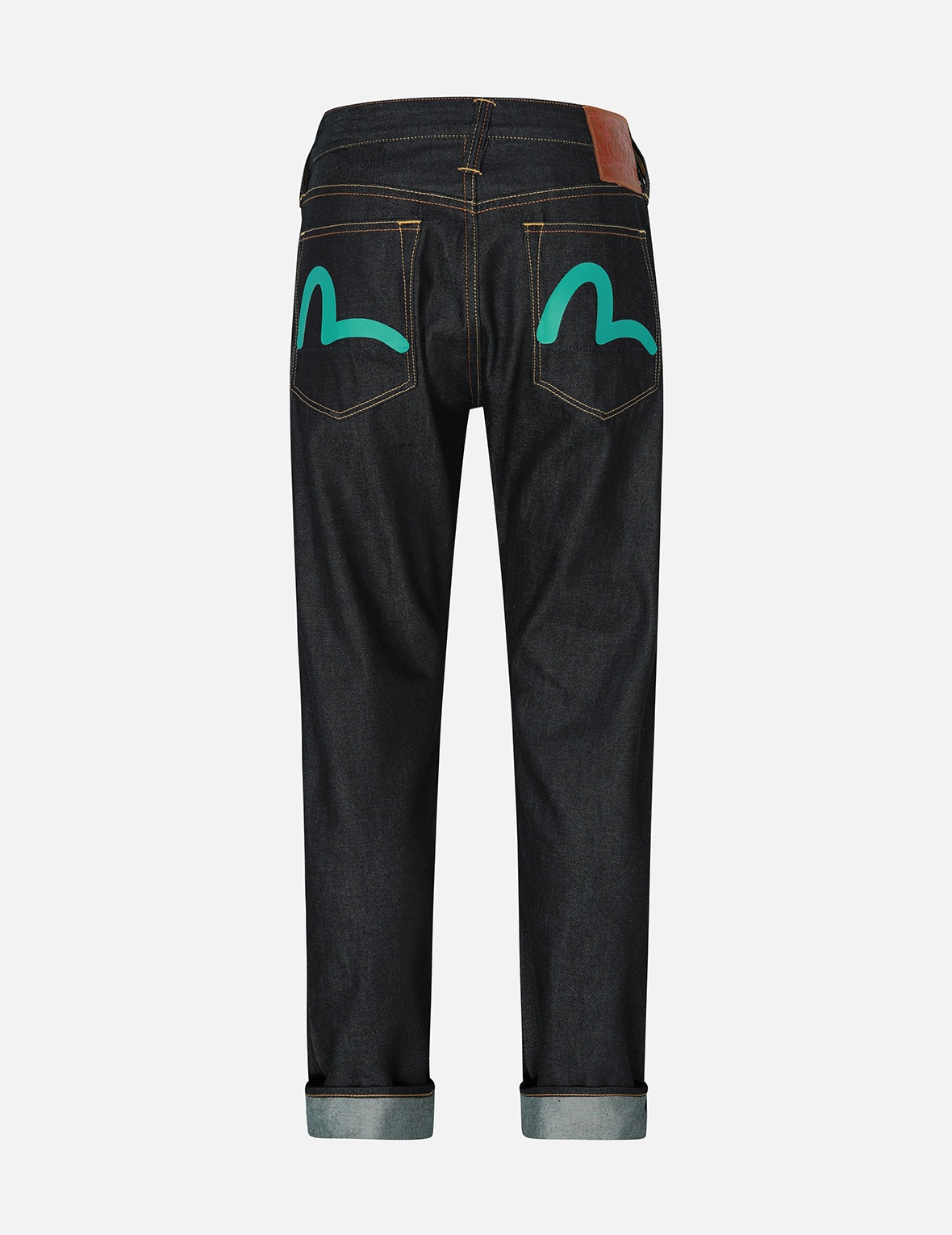 SEAGULL PRINT CARROT FIT DENIM JEANS #2017 - 2