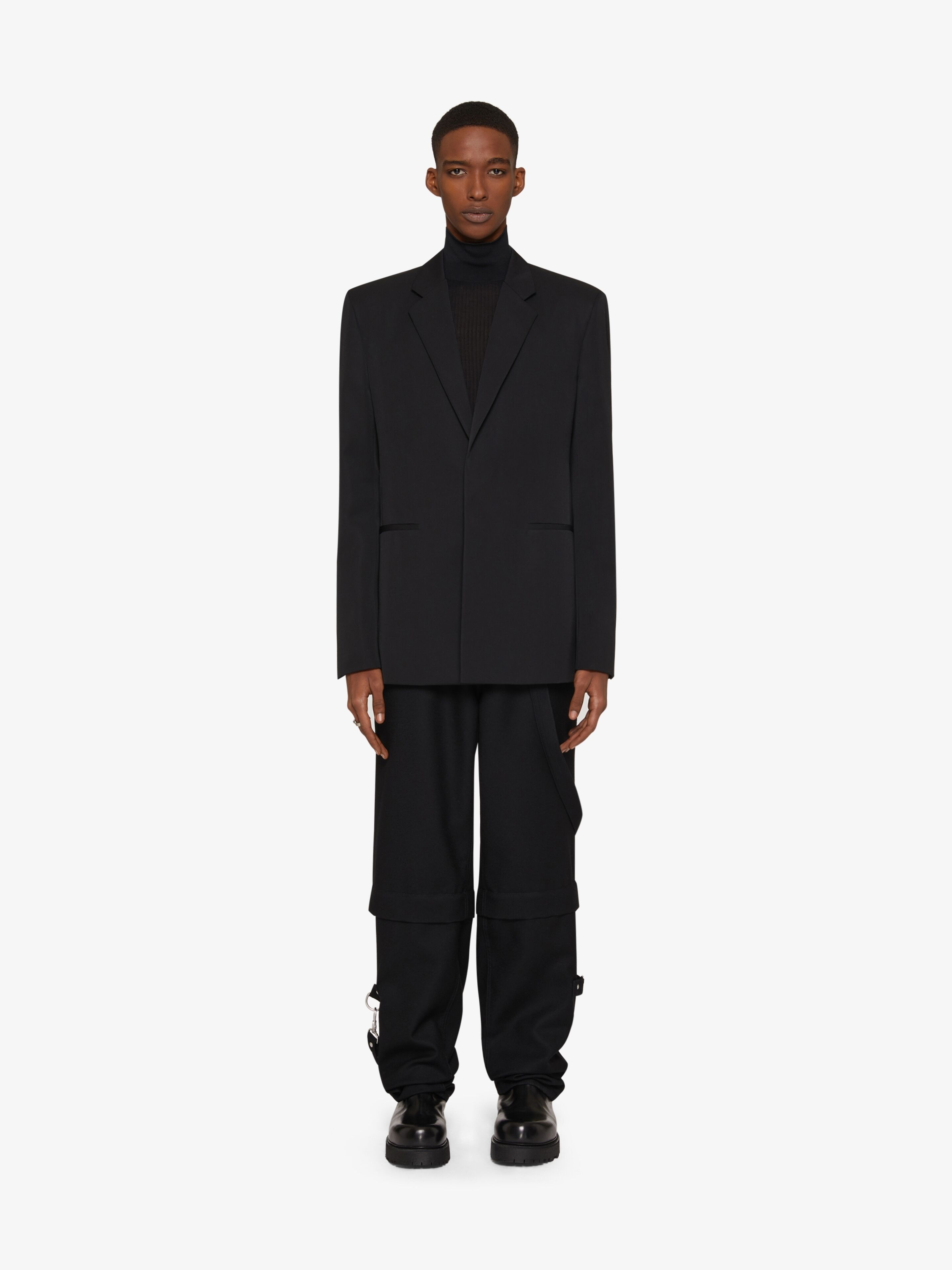 EXTRA FITTED JACKET IN WOOL - 2