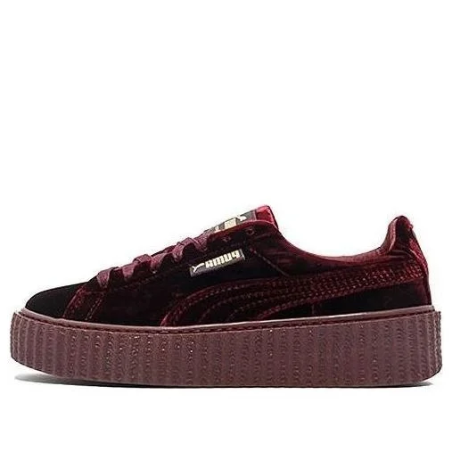 (WMNS) PUMA Fenty x Velvet Creeper 'Burgundy' 364466-02 - 1
