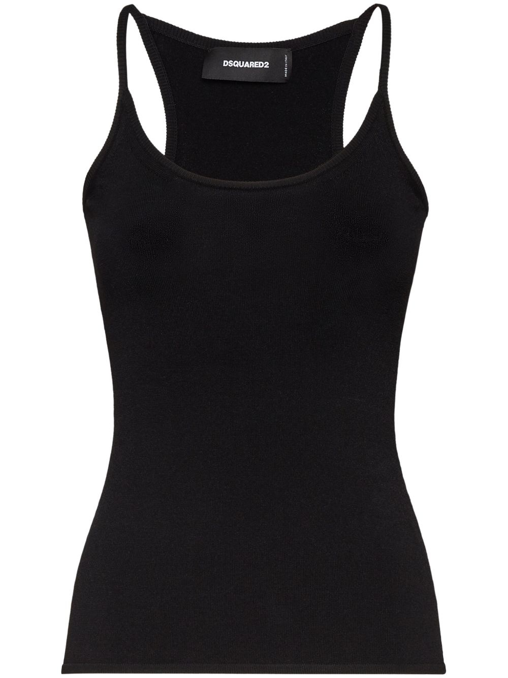 scoop-neck tank top - 1