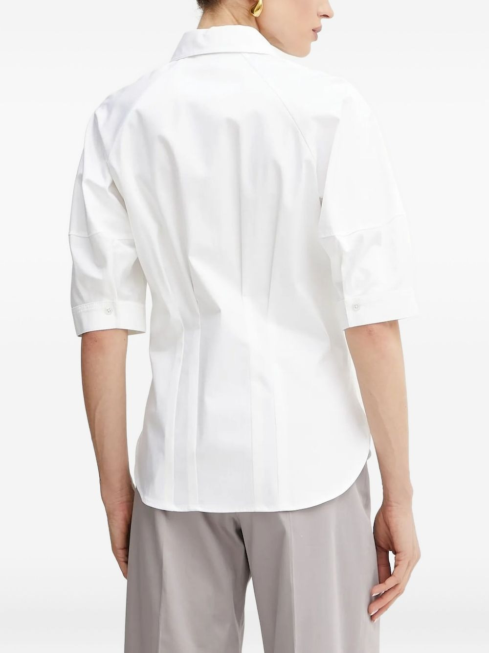 button-front fitted shirt - 2