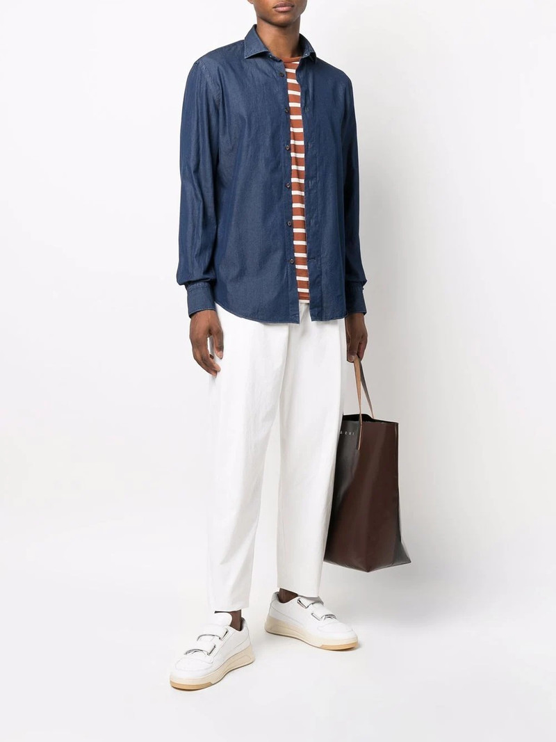 Etro 데님 코튼 셔츠 outlook