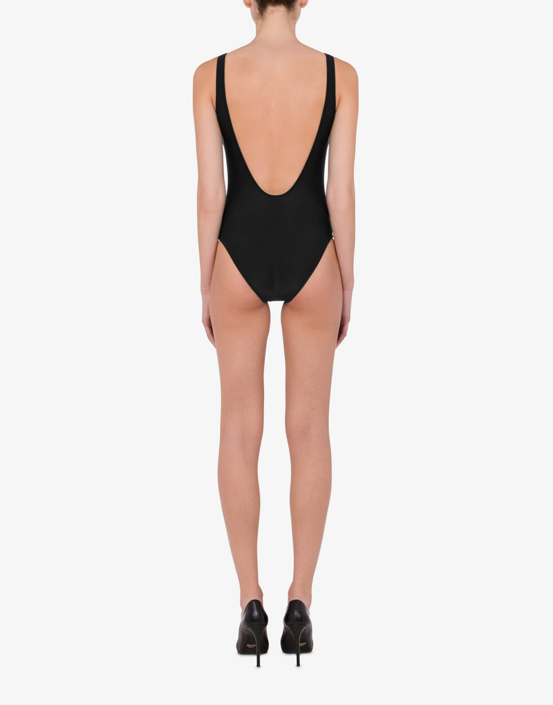 GOLD LOGO ONE-PIECE SWIMSUIT 3